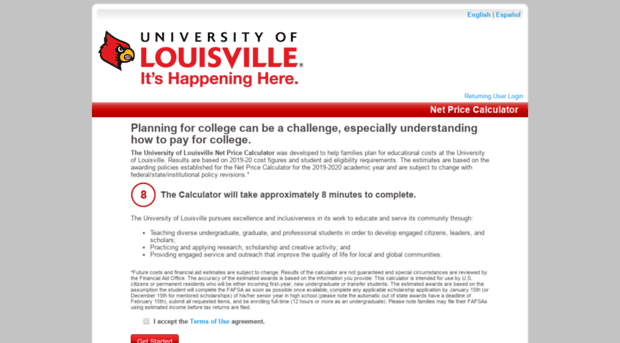 louisville.studentaidcalculator.com