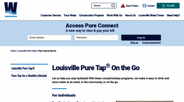 louisvillepuretap.com