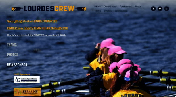 lourdesrowing.org