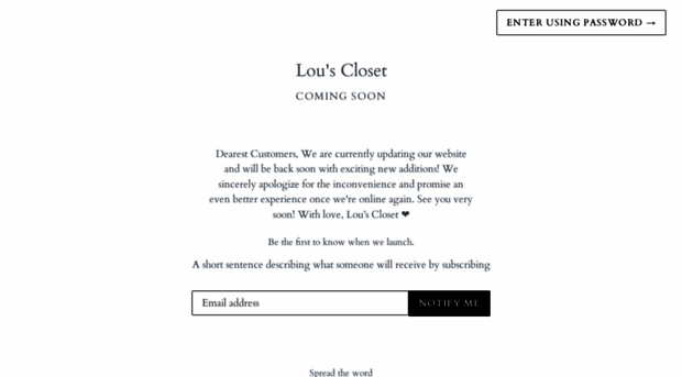 louscloset.com