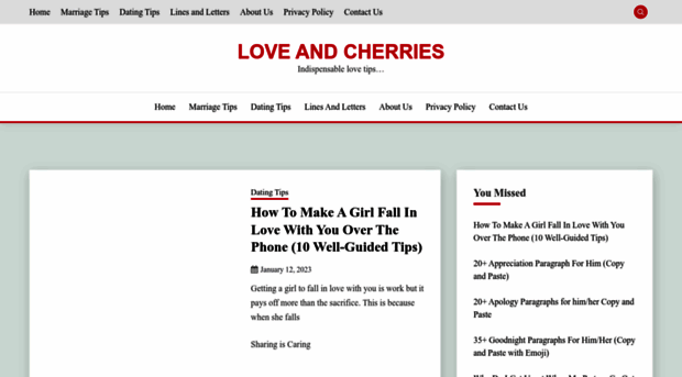 loveandcherries.com