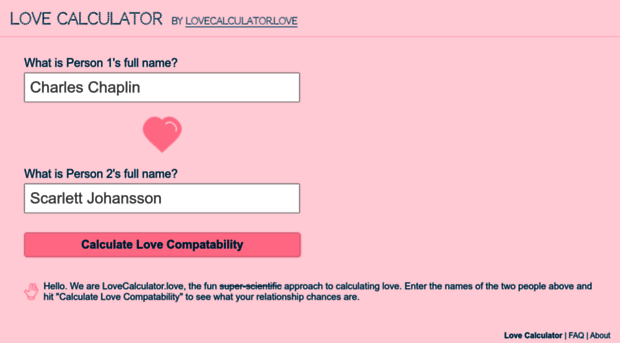 lovecalculator.love