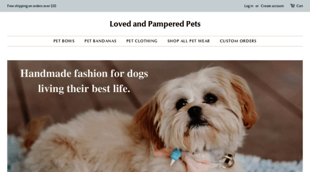 lovedandpamperedpets.com