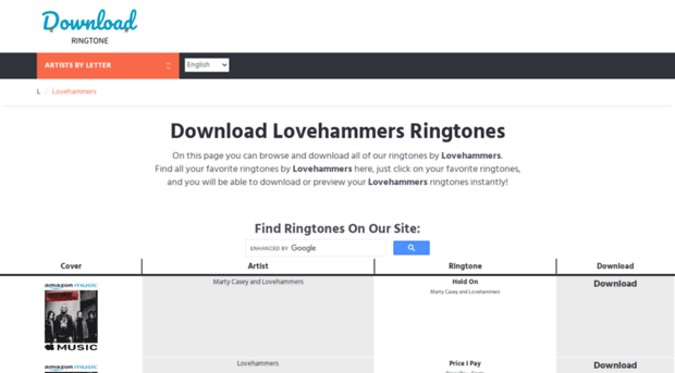 lovehammers.download-ringtone.com