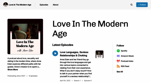 loveinthemodernage.buzzsprout.com