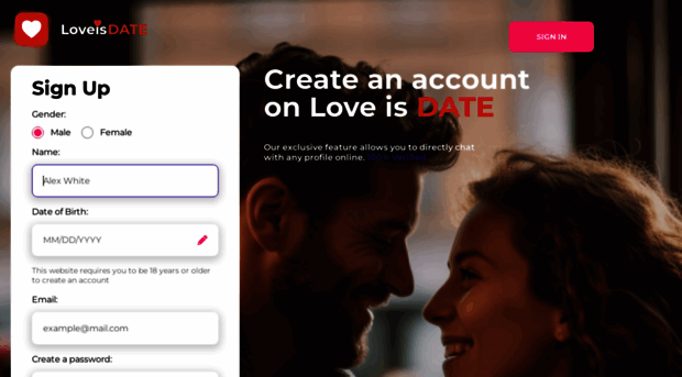 loveisdate.com