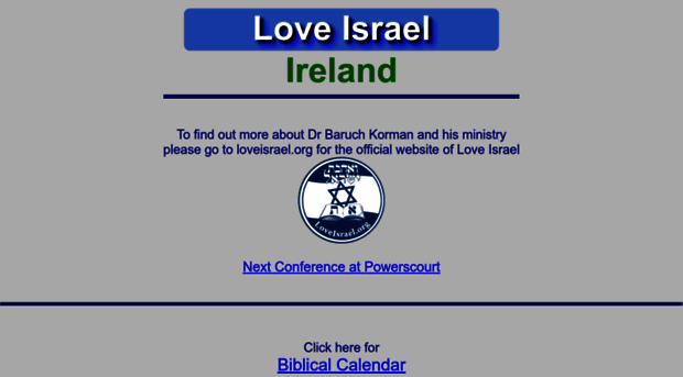 loveisrael.ie