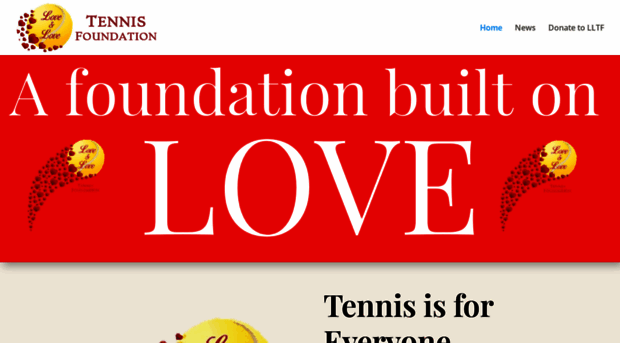 lovelovetennisfoundation.com