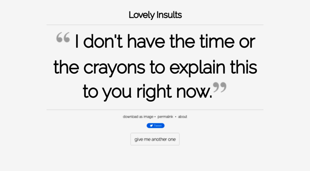 lovelyinsults.com