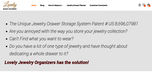 lovelyjewelryorganizers.com