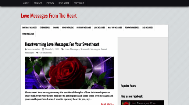 lovemessagesfromheart.com