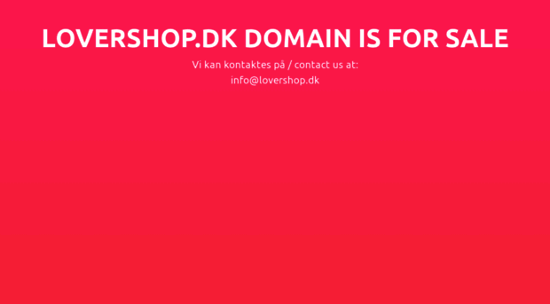 lovershop.dk