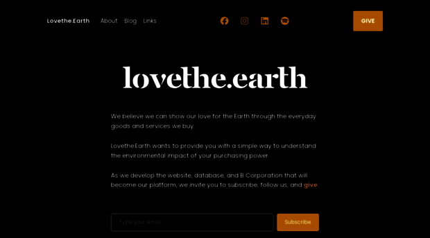 lovethe.earth