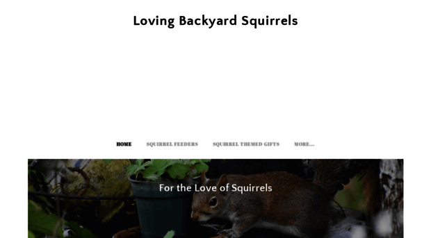 lovingbackyardsquirrels.com