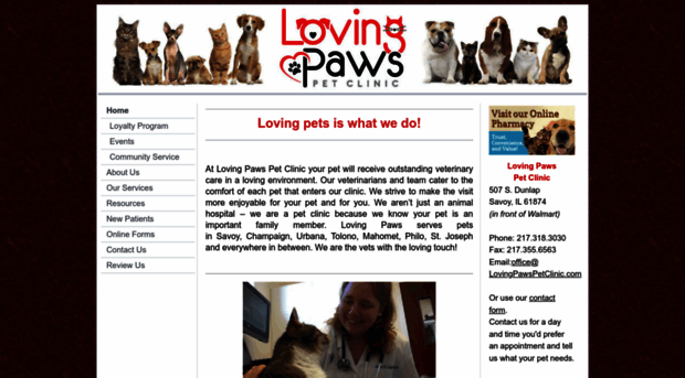 lovingpawspetclinic.com