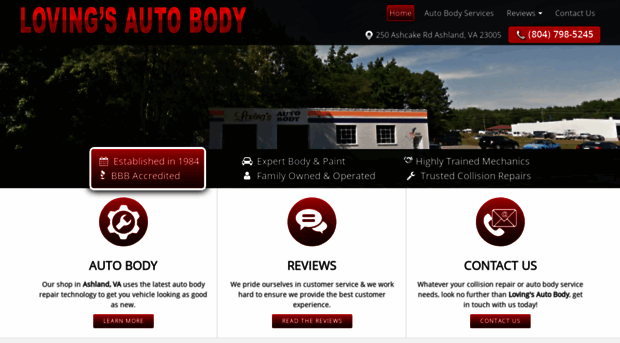 lovingsautobody.com