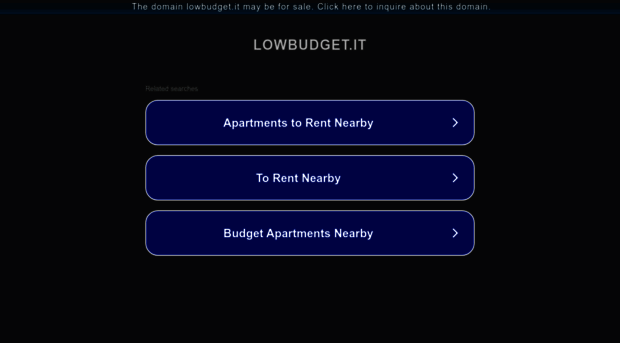 lowbudget.it