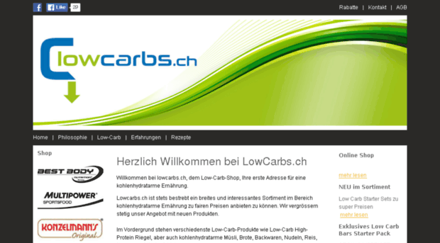 lowcarbs.ch