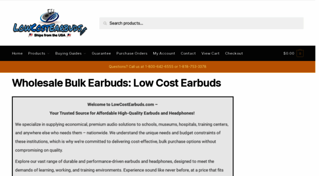 lowcostearbuds.com