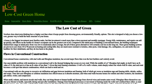 lowcostgreenhome.com