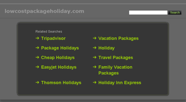 lowcostpackageholiday.com