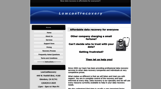 lowcostrecovery.com