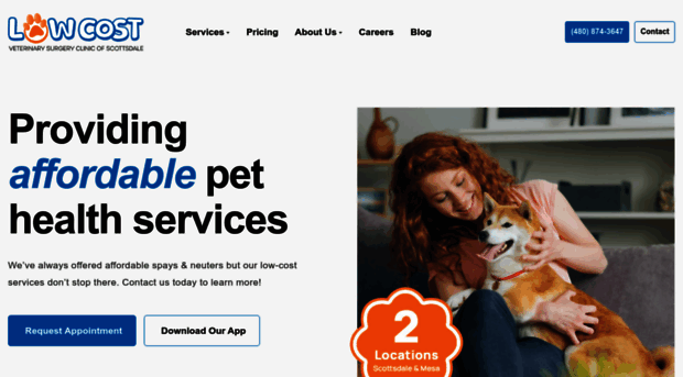lowcostvetscottsdale.com