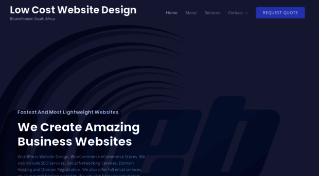 lowcostwebdesign.co.za