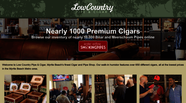 lowcountrypipeandcigar.com