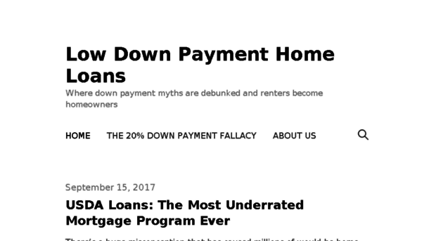 lowdownpaymenthome.loans