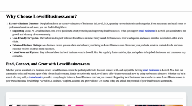 lowellbusiness.com