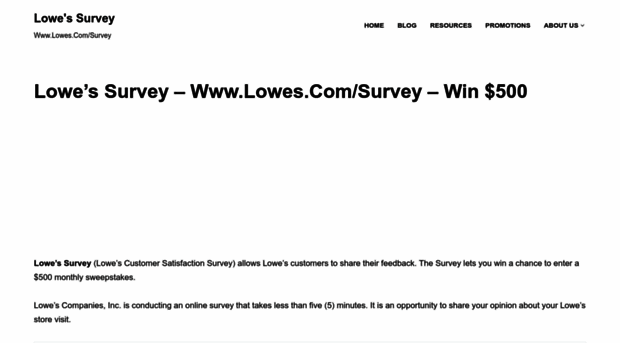 lowes-survey.co