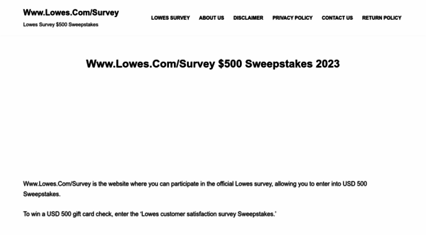 lowescomsurvey.co