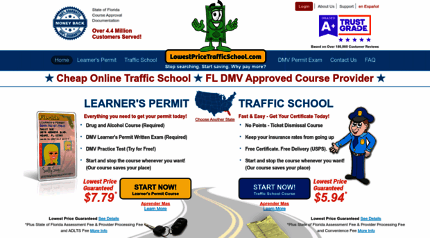 lowest price traffic school