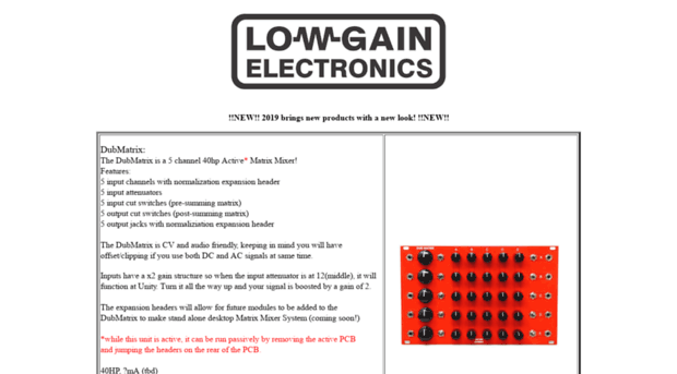 lowgain-audio.com