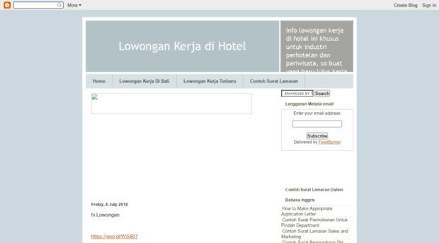 lowongankerjadihotel.blogspot.com