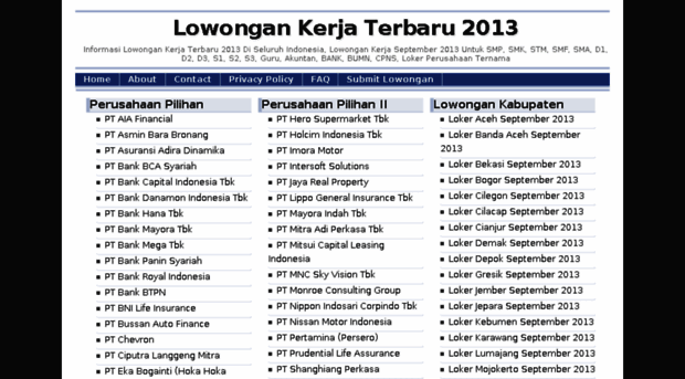 lowonganpekerjaankini.blogspot.com