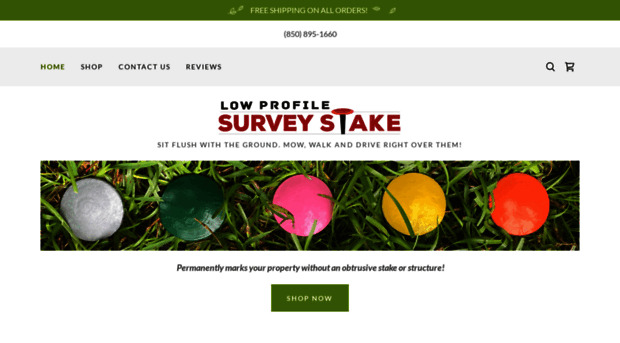 lowprofilesurveystake.com