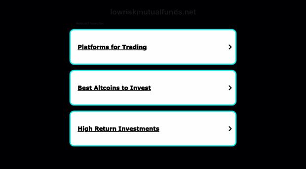 lowriskmutualfunds.net