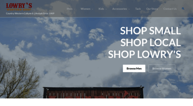 lowryswesternshop.com