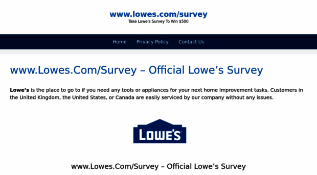 lows-comsurvey.com