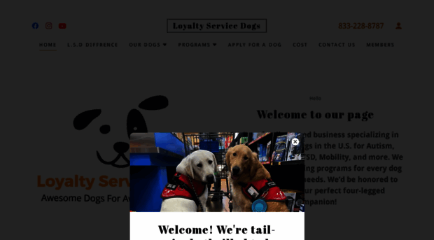 loyaltyservicedogs.com