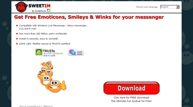 SCARICA EMOTICONS SWEETIM