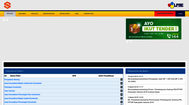 lpse.selumakab.go.id