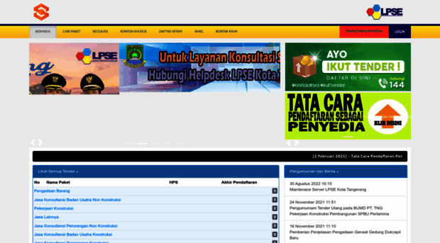 lpse.tangerangkota.go.id