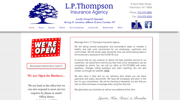 lpthompsoninsurance.com