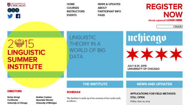lsa2015.uchicago.edu