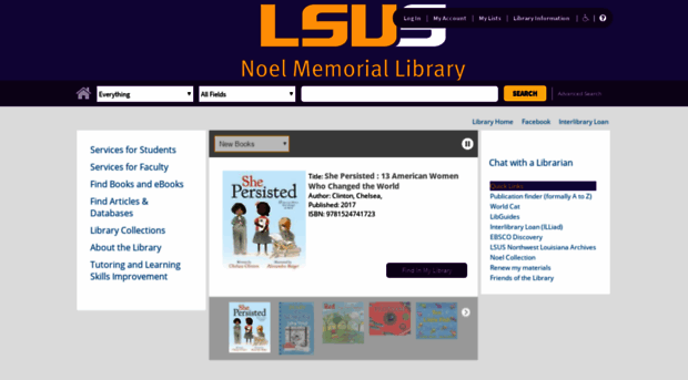 lsus.louislibraries.org