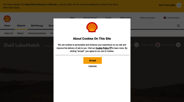 lubematch.shell.co.uk