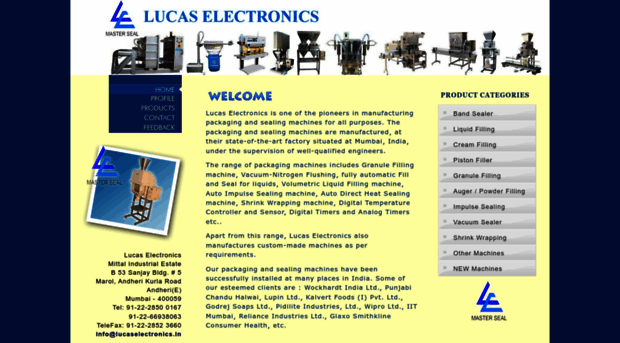 lucaselectronics.in